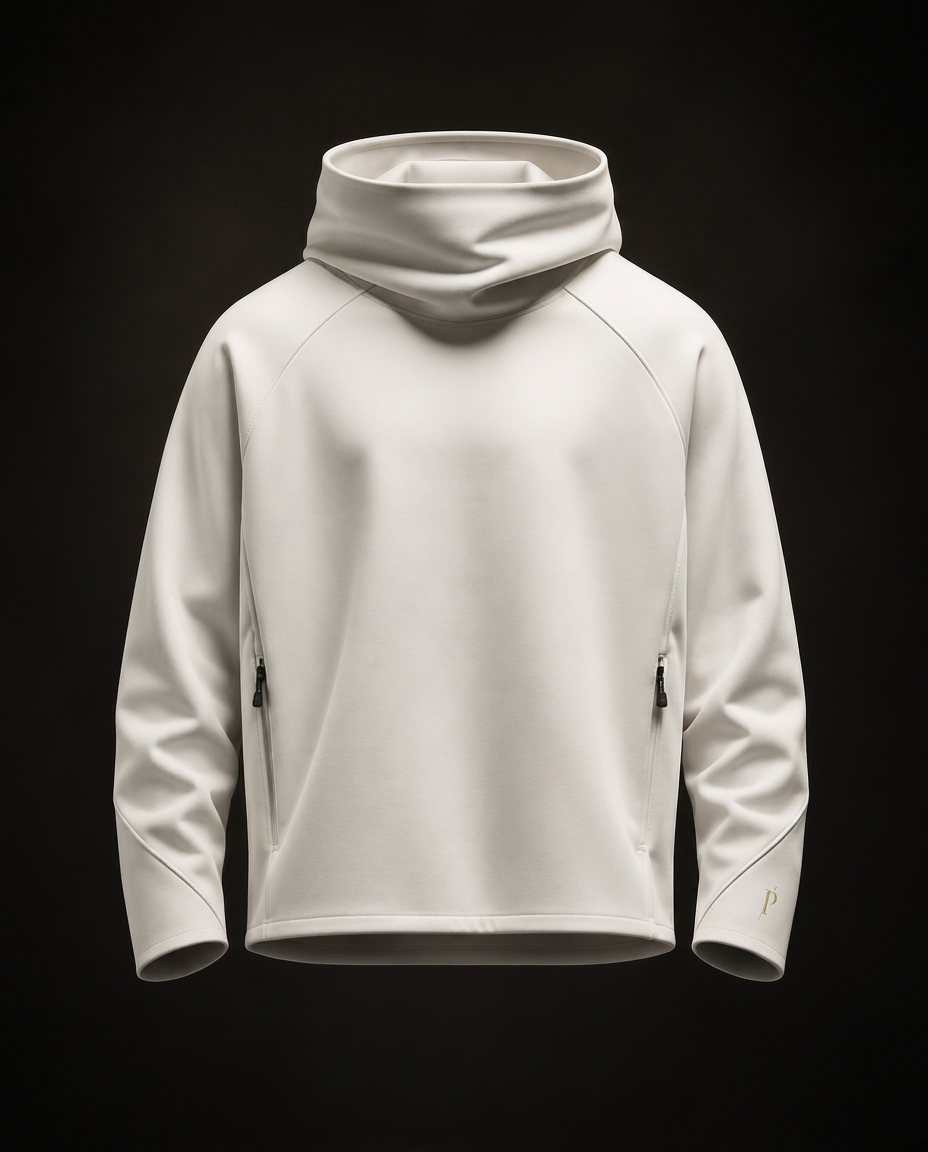 Funnel Hoodie 01, front view
